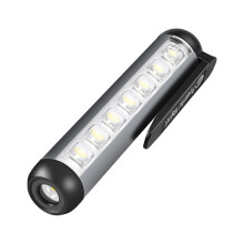 YOBOLK Camping Essentials XPE+COB-ficklampa Typ-C-laddning med penna