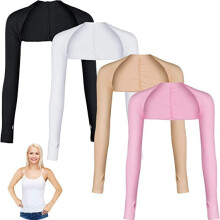 4 Paar kühlende Armstulpen mit Fingerlöchern zum Schutz vor der Sonne für Damen und Herren, ideal zum Golfen, Autofahren, Reiten und Angeln.