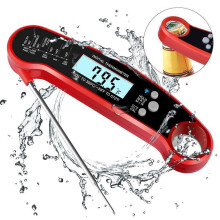 Sofort ablesbares Fleischthermometer für Grill und Küche – wasserdicht, schnell, hintergrundbeleuchtet, kalibrierbar. Digitales