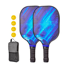 Pickleball Paddles with 4 Balls Lightweight for All Ages