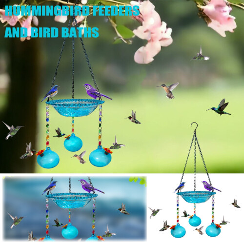 Hummingbird Feeder Outdoor Hanging 1 Piece