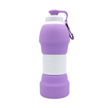 Citeal Fillte Mizh, Coimeádán Uisce Inaistrithe Allamuigh, Cruthaitheach, le haghaidh Taistil (580ML Corcra)