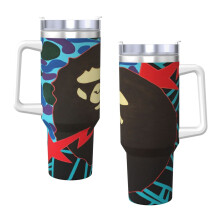 Bape40oz H2.0 vakuumisolert vannglass i rustfritt stål med lokk