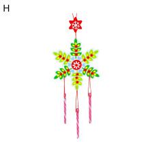 Julevindklokke DIY-ornament kompatibel med snemand, hjort, julemand