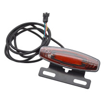 Linyes36V-48V Fanale posteriore per bicicletta elettrica Indicatore di direzione Lampada posteriore per ebike Luce freno6pin