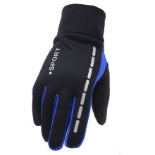 Luvas de treino Hamky, luvas para levantamento de peso, luvas masculinas macias e térmicas com punho elástico e antiderrapante, luvas de inverno,