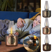 Jacenvly Vintage petrolejová lampa Bluetooth reproduktor kompatibilní s místností