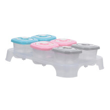 Freezer Food Storage Containers with Removable Tray, Sealable Freshness Lock, Leakproof Lid for Travel