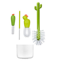 Baby Bottle Cleaning Brush Set with Nipple and Straw Cleaner, 360 Deep Reach, Ergonomic Grip, Quick Dry