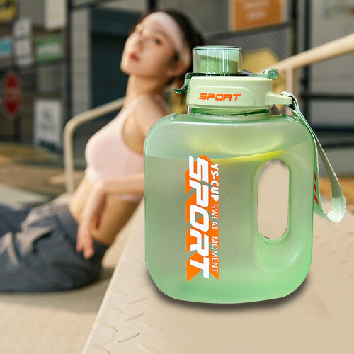 Μπουκάλι νερού Herrnalise 80oz για κινητά, χωρίς BPA, με αδιάβροχο καπάκι, αθλητικό