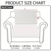 (White, Back Cover) 1pc Solid Color Sofa Hat for All Seasons, Easy And Modern, Non-Slip Sofa Cover, for All-Inclusive Universal
