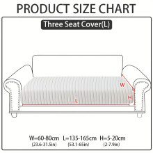 (White, Three Seat Cover (L)) 1pc Solid Color Sofa Hat for All Seasons, Easy And Modern, Non-Slip Sofa Cover, for All-Inclusive Universal