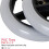 2 Pcs 8 Inch Solid PVC Wheelchair Front Wheels Puncture Durable Casters Replacement for Walker Black 2