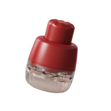 Extracteur de noyaux de fruits-Rouge transparent