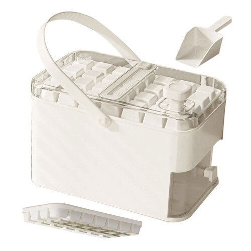 Boîte à glace réutilisable de Type-Beige 28 grille simple
