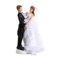 Figurine de Couple en résine faite à la main, décoration-Style D