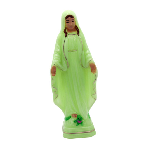 Statue de vierges maries, Sculpture-Lumière lumineuse de 35 cm.