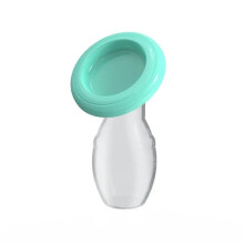 Manual Breast Pump Silicone for Efficient Milk Collection, Soft Comfort Fit and Compact Travel Size