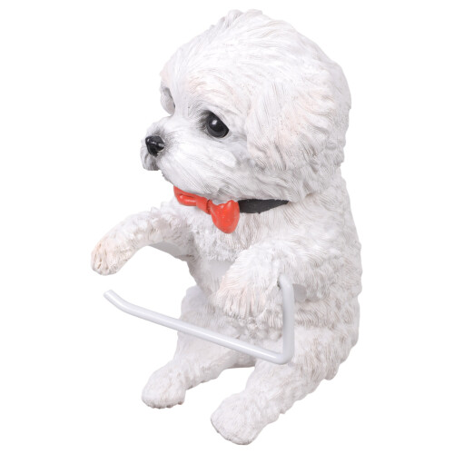 Support de boîte à mouchoirs en résine pour chien,-3