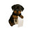 Adorable résine de support de mouchoirs d'inspiration canine-7 1