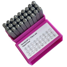 Outil d'estampage du cuir, perforateur de lettres et de-Style A