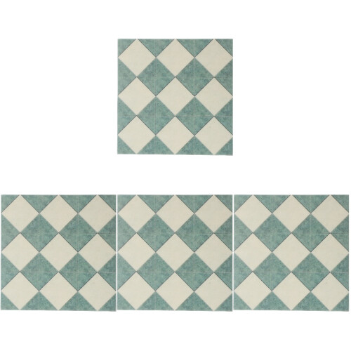 4Pièces Sol Mini Maison Vert Vintage Pour Décoration Et DIY