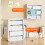 Wall Mounted Multi Layer Storage Organiser Large-large Purple 3