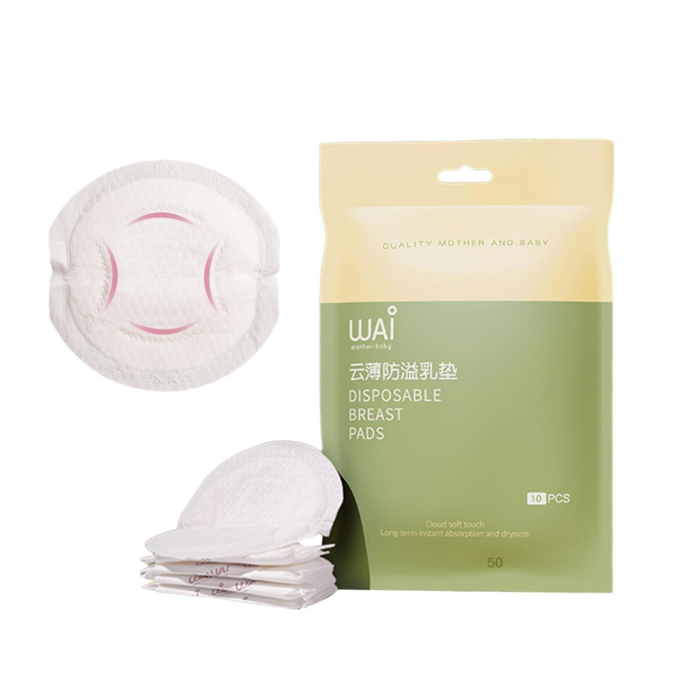 Ultrathin LeakProof Nursing Pads 10 Pack – Soft Absorbent Breastfeeding Pads for Moms