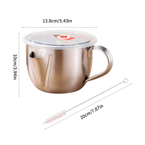 Passoire de cuisson en acier polyvalente pour sauces liquides et 2