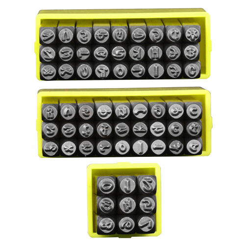 3 mm Metall-Buchstaben- und Zahlenstanzer,-Stil A 1