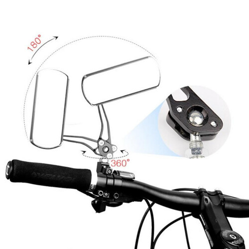 360 roterbara cykelbackspeglar justerbara styren glas 2