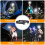 2-Pack USB Rechargeable Headlamp IPX6 Waterproof Ultra-Light Bright 5