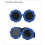 Lunettes de soleil de protection solaire pour chien,-Blanc 7