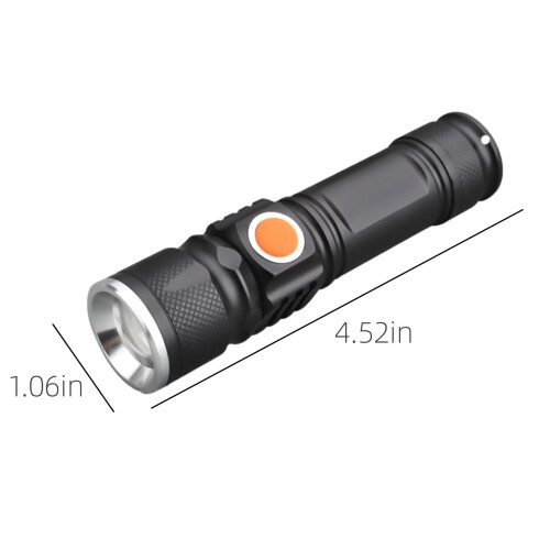 LED Flashlight 1000 Lumens Zoomable Rechargeable 4 Modes 1