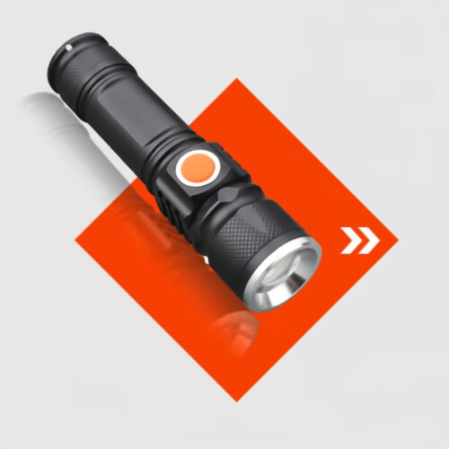LED Flashlight 1000 Lumens Zoomable Rechargeable 4 Modes 2
