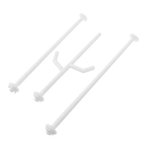 Baby Bottle Drying Rack Set 3pcs Plastic Space Saving Stand with Fast Drying Design White Organizer