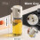 Double Function Oil Sprayer Bottle 550ml Leak Proof Design with 3