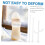 Baby Bottle Drying Rack Set 3pcs Plastic Space Saving Stand with Fast Drying Design White Organizer 4