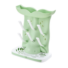 Bottle Drying Rack Plastic Shelf with Fast Air Drying SpaceSaving Design for Kitchen Counter