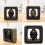 Thai Chinese Styles Buddhas Head Sculpture in Frame Resins 2