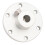10mm Aluminum Flange Shaft Coupling for Robot Wheels, Precise Torque Alignment, Durable Silver Hub 2