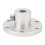 10mm Aluminum Flange Shaft Coupling for Robot Wheels, Precise Torque Alignment, Durable Silver Hub 3