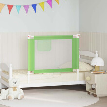 Berkfield Toddler Safety Bed Rail Green 100x25 cm Fabric