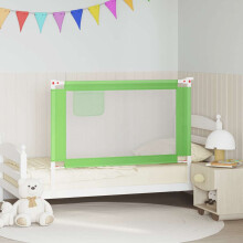 Berkfield Toddler Safety Bed Rail Green 120x25 cm Fabric
