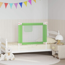 Berkfield Toddler Safety Bed Rail Green 90x25 cm Fabric