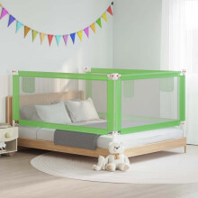 Berkfield Toddler Safety Bed Rail Green 190x25 cm Fabric