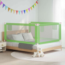Berkfield Toddler Safety Bed Rail Green 180x25 cm Fabric