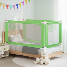 Berkfield Toddler Safety Bed Rail Green 160x25 cm Fabric