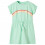 Kids' Dress with Drawstring Bright Green 104 1