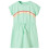 Kids' Dress with Drawstring Bright Green 116 1